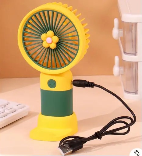Pack of 2 Mini Handheld Fan Portable Rechargeable Mini Fan Easy to Carry, for Home, Office, Travel